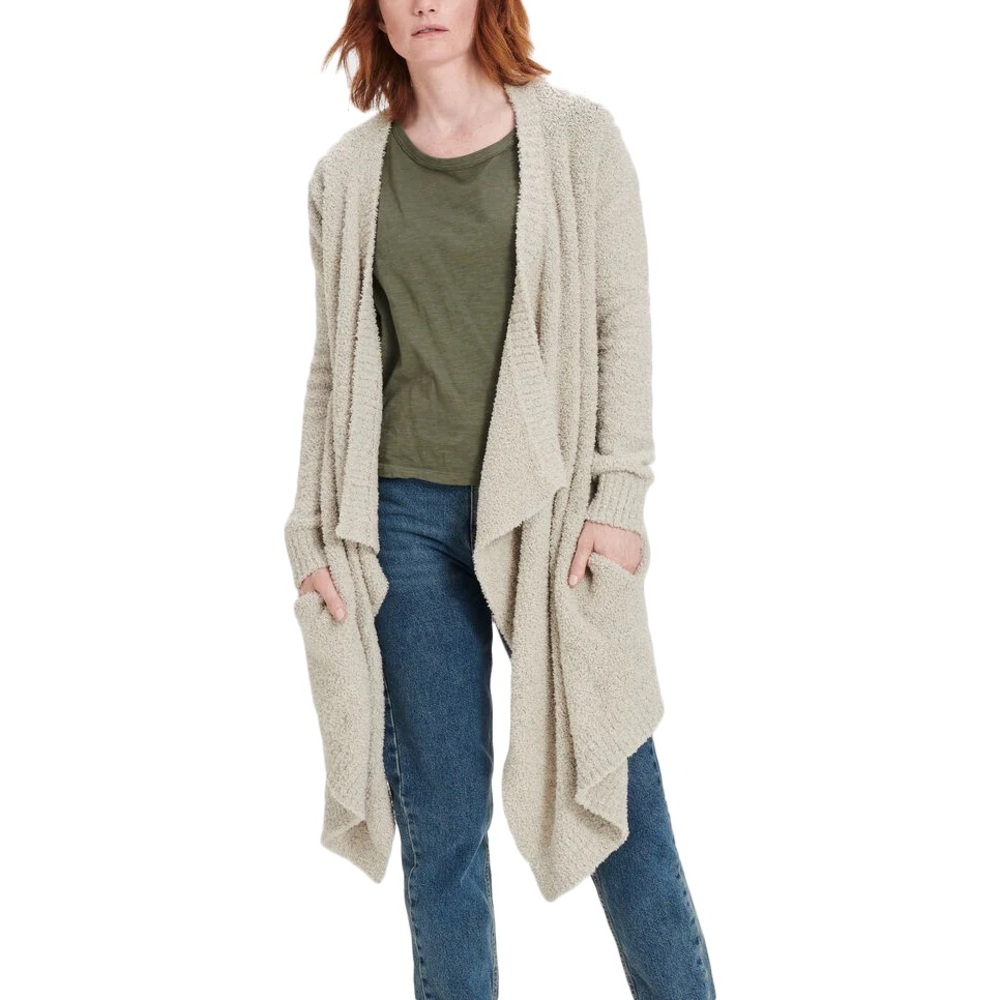 UGG Pheobe Wrap Cardigan Ivory Cream Plush Medium